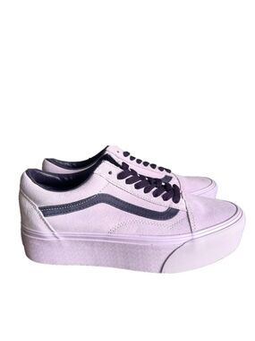 Vans Old Skool Unisex Suede Lavender Shoe Size 8 or 9.5 #217